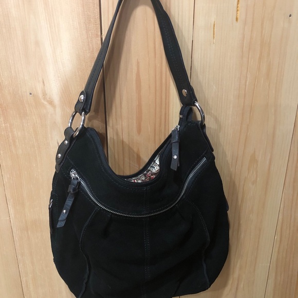 Clarks Handbags - Clarks Suede Leather Hobo Purse